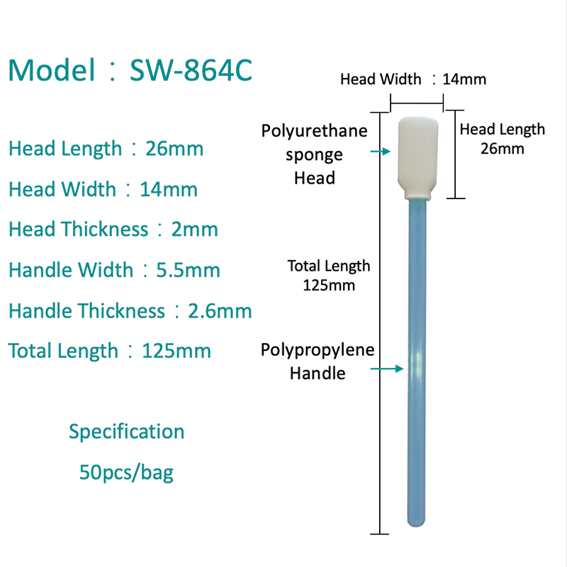 SW-864C TUJUAN UMUM SWAB SPONGE KEPAL