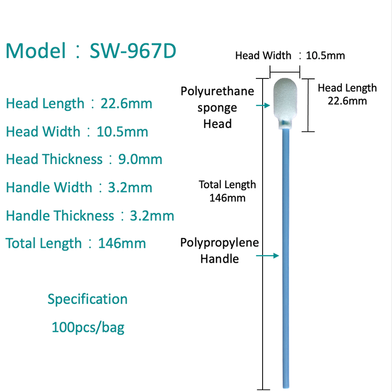 SW-967D SWAB Spons Tenaga Keausan Oval